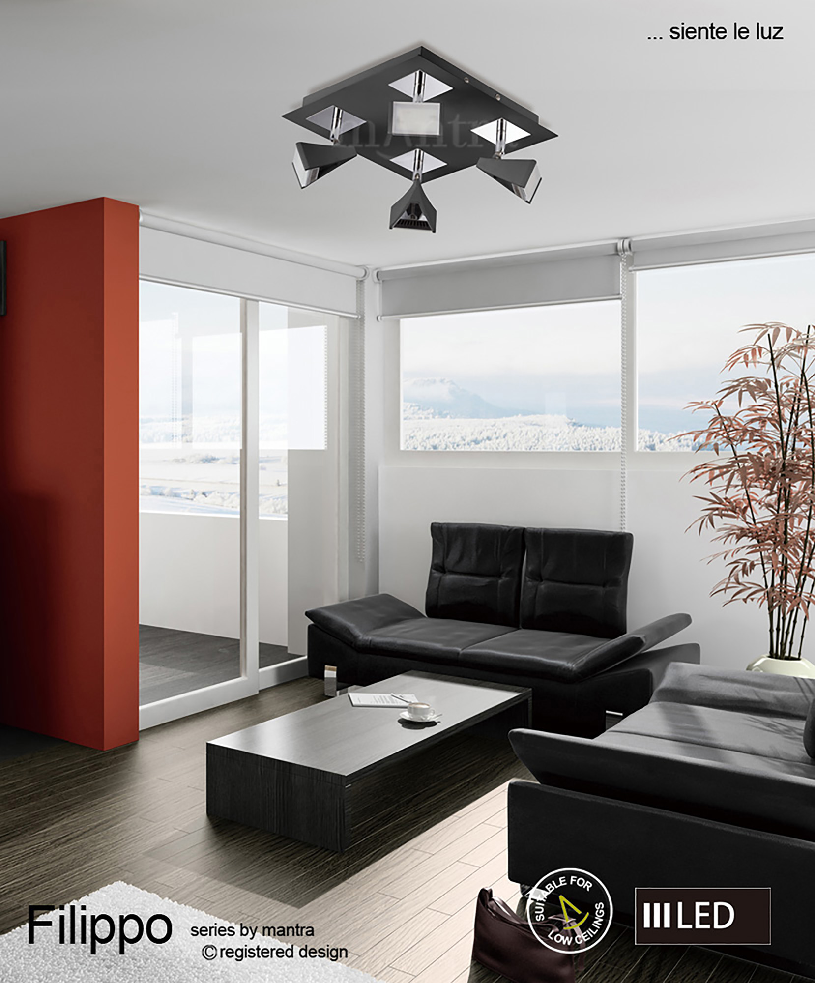 Filippo Ceiling Lights Mantra Fusion Surface Spot Lights